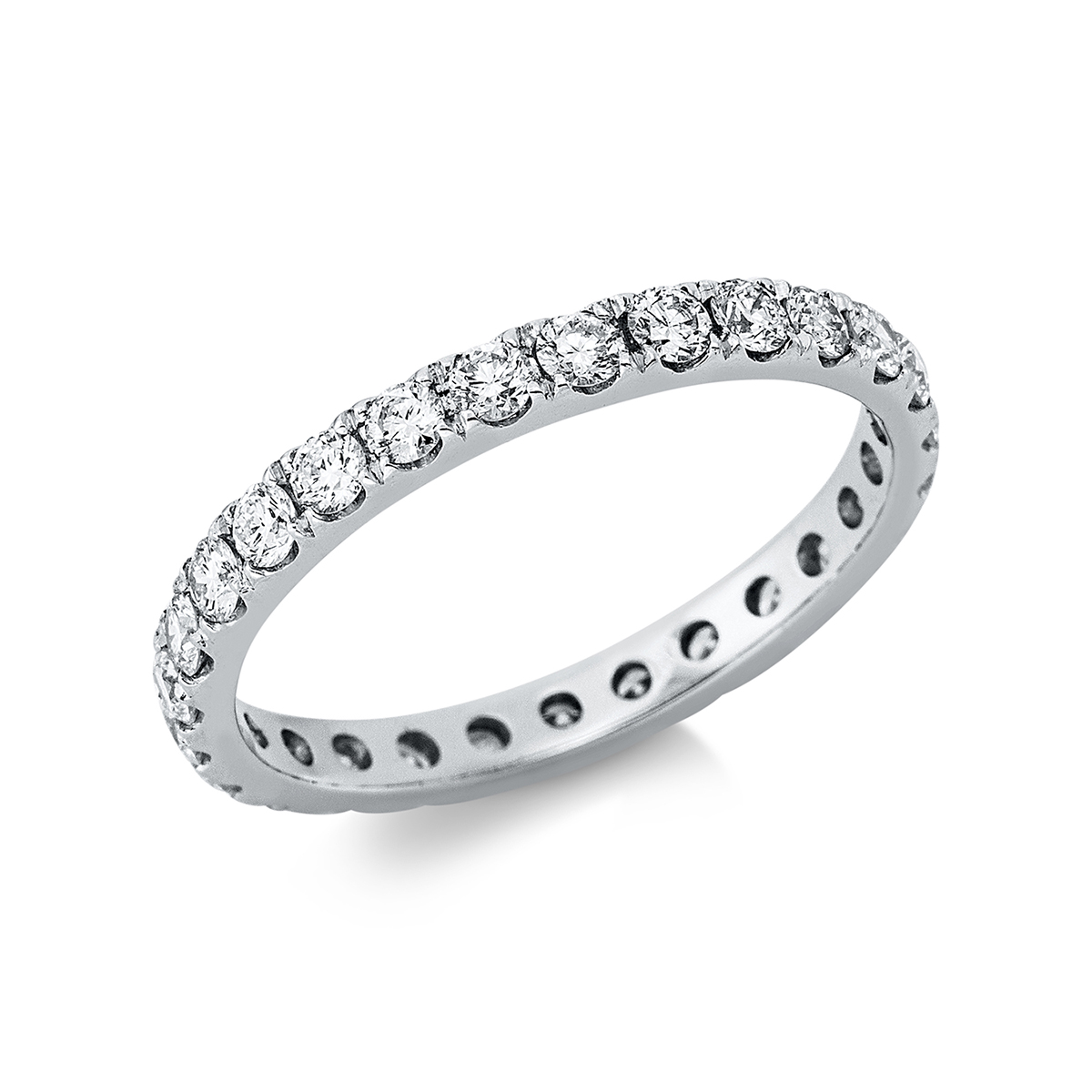 Infinity Memoire Ring  18kt Weißgold mit 1,05ct Diamanten