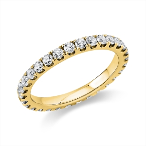 Infinity Memoire Ring  14kt Gelbgold mit 0,95ct Diamanten