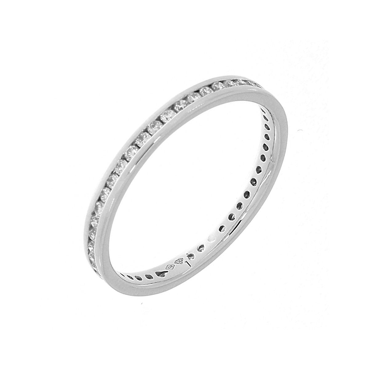 Infinity Memoire Ring  18kt Weißgold mit 0,39ct Diamanten