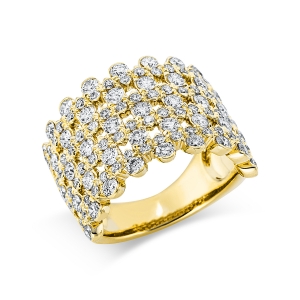 Ring  18kt Gelbgold mit 2,52ct Diamanten