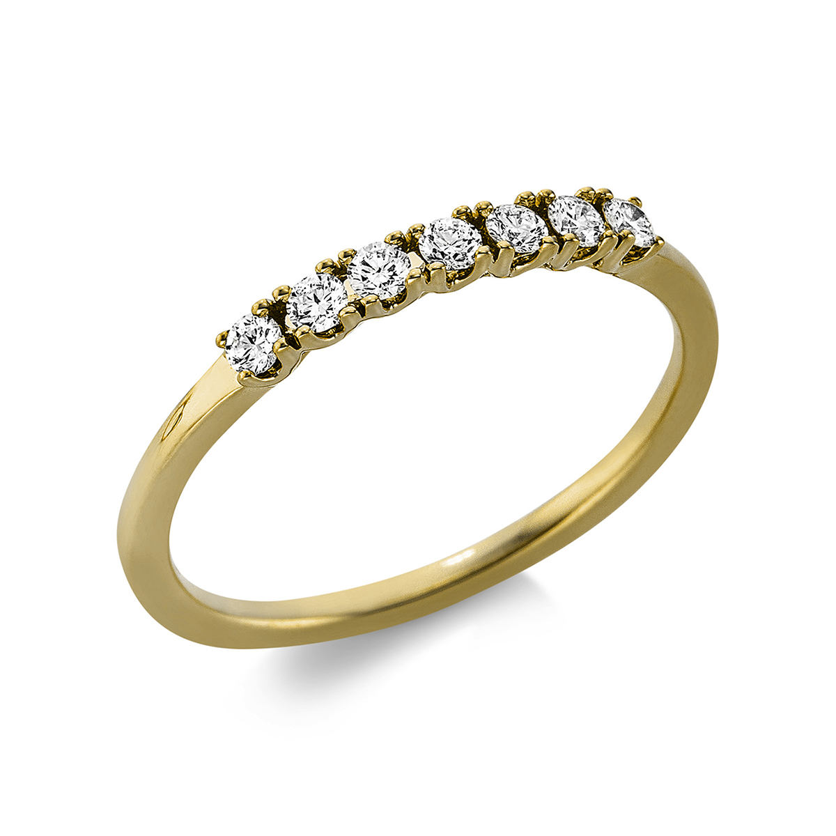 Ring  18kt Gelbgold mit 0,20ct Diamanten