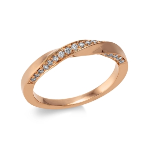 Ring  18kt Gelbgold mit 0,23ct Diamanten