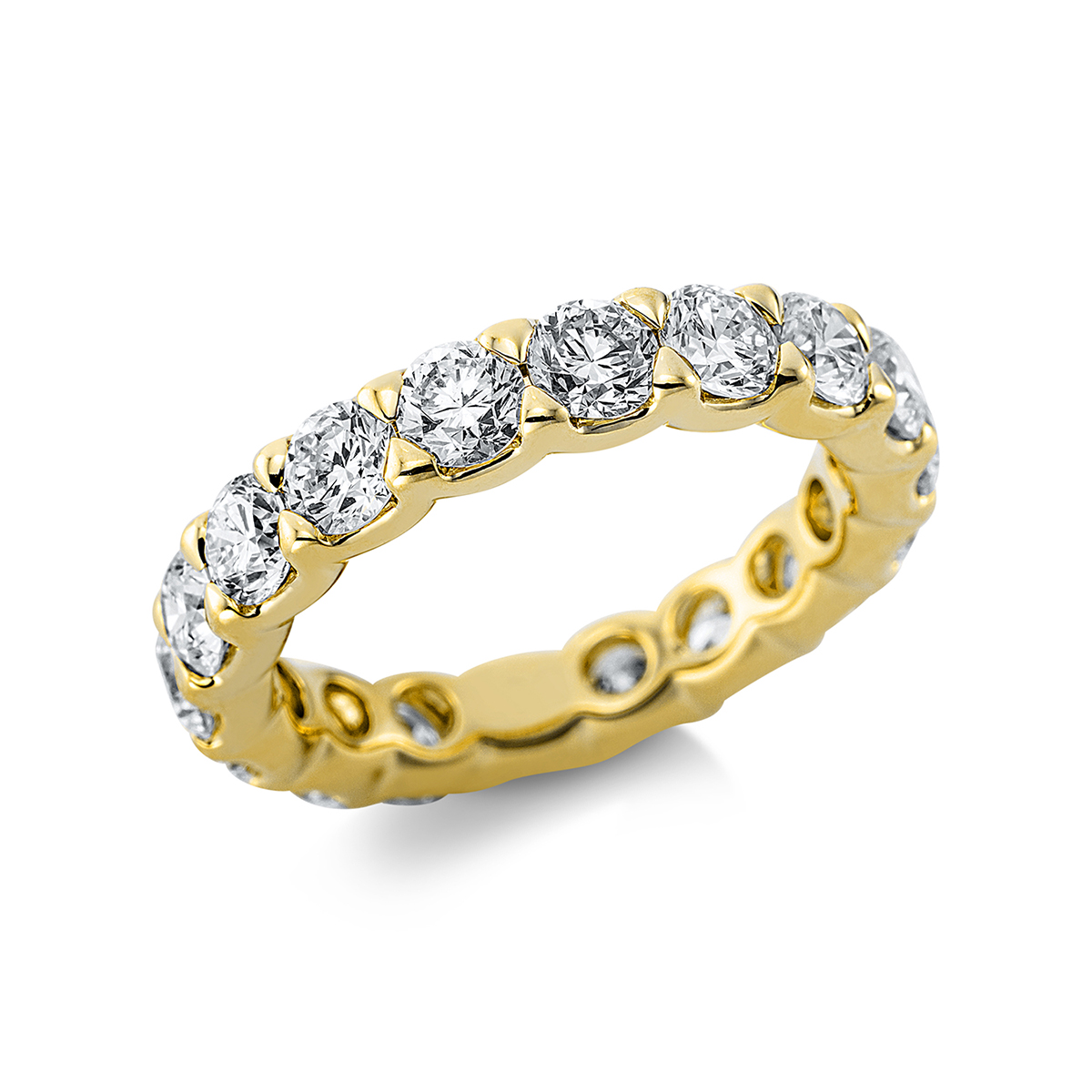 Ring  18kt Gelbgold mit 3,60ct Diamanten