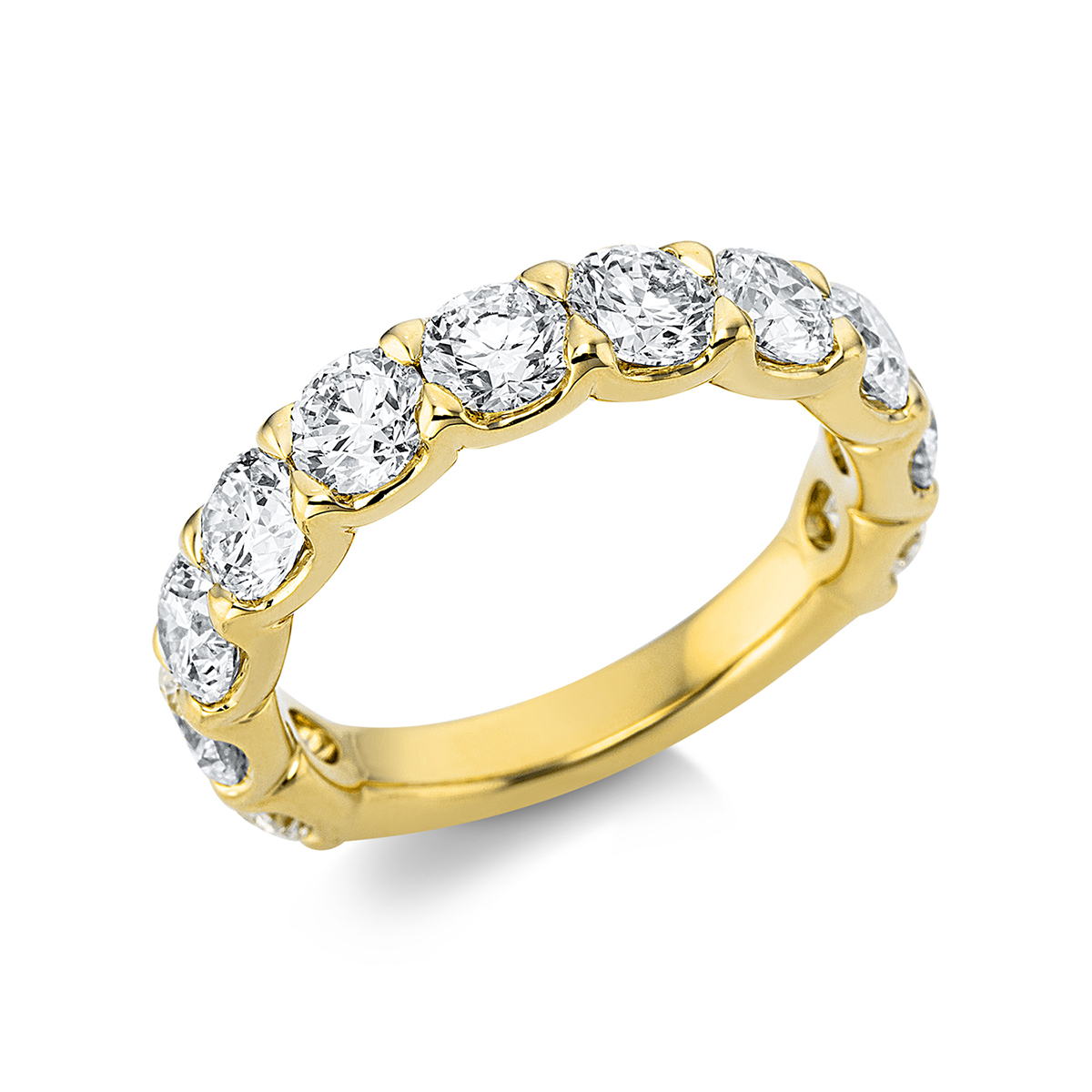 Ring  18kt Gelbgold mit 3,63ct Diamanten