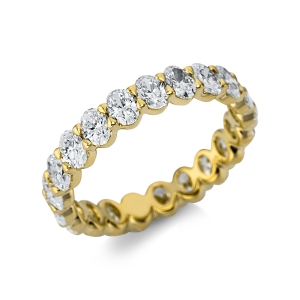 Infinity Memoire Ring  18kt Gelbgold mit 3,15ct Diamanten