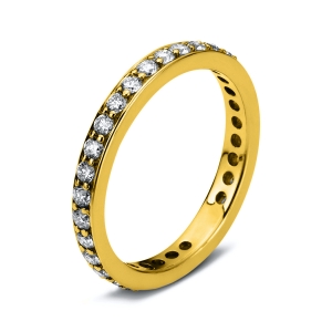 Infinity Memoire Ring  18kt Gelbgold mit 0,55ct Diamanten