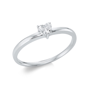 Solitaire Ring  18kt Gelbgold mit 0,15ct Diamanten