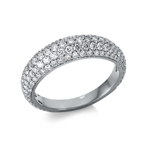 Pavé Ring  18kt Gelbgold mit 1,18ct Diamanten