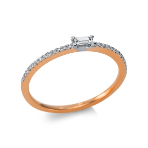 Ring  18kt Gelbgold mit 0,14ct Diamanten