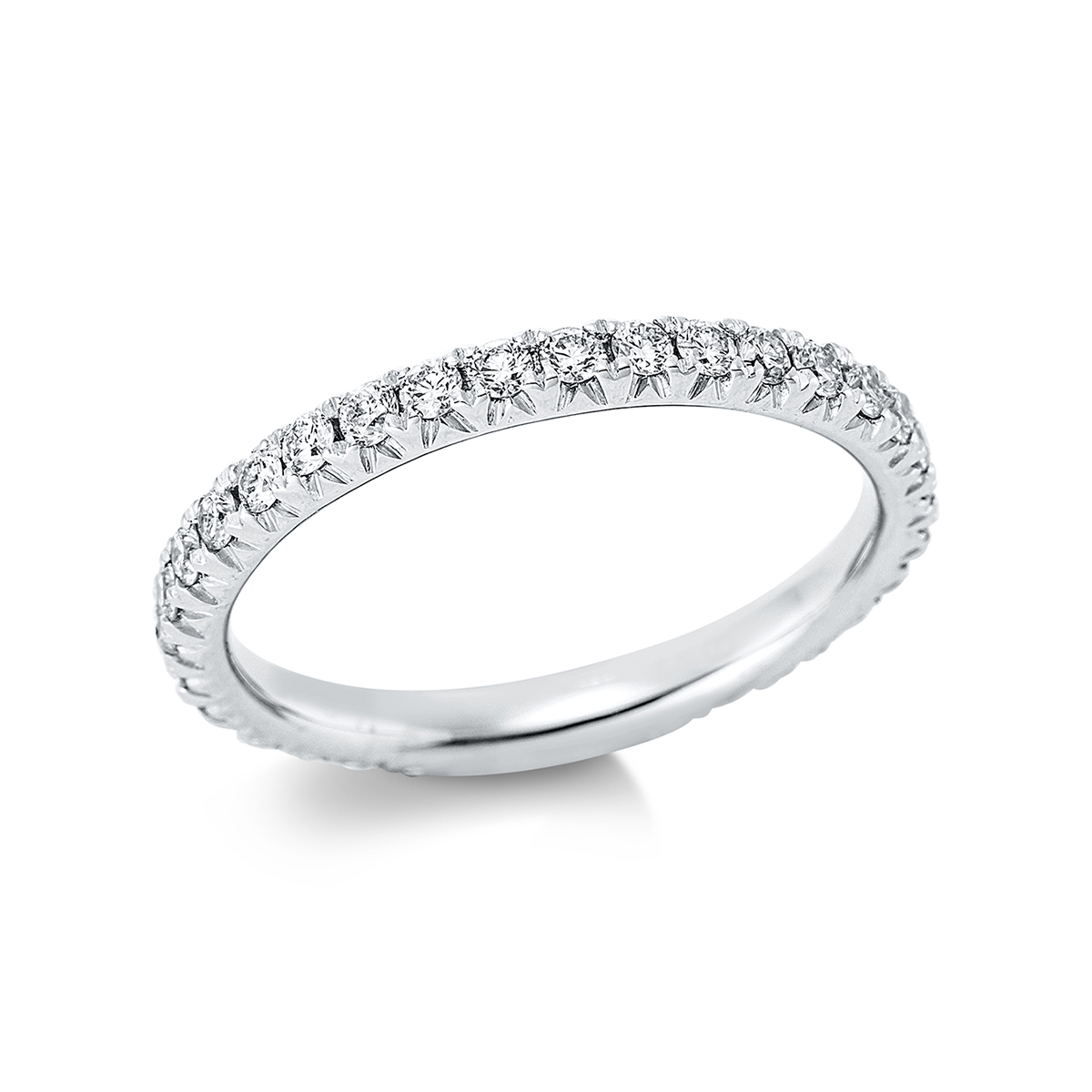 Infinity Memoire Ring  18kt Weißgold mit 0,55ct Diamanten