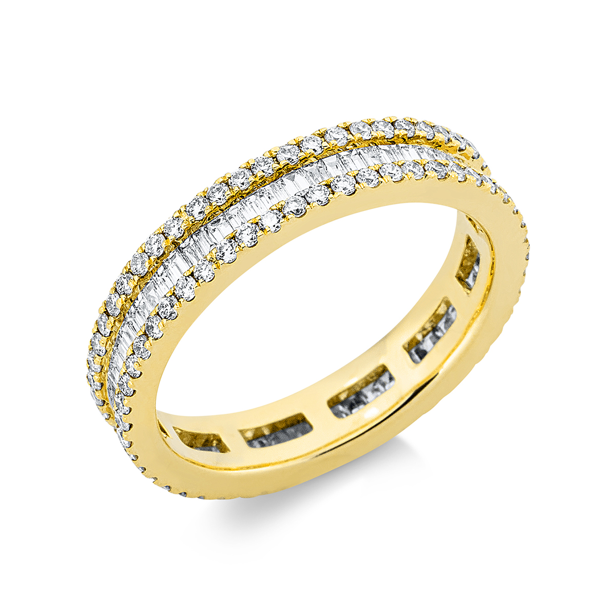 Infinity Memoire Ring  18kt Gelbgold mit 1,15ct Diamanten