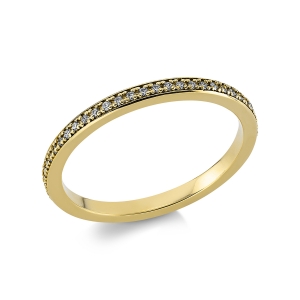 Infinity Memoire Ring  14kt Gelbgold mit 0,13ct Diamanten