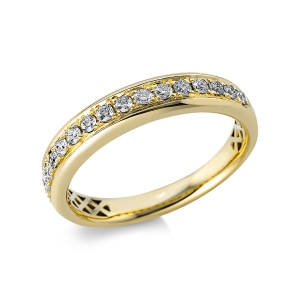 Ring  18kt Gelbgold mit 0,31ct Diamanten