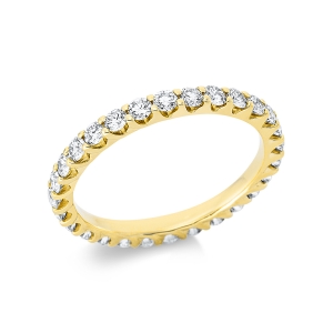 Infinity Memoire Ring  18kt Gelbgold mit 1,18ct Diamanten