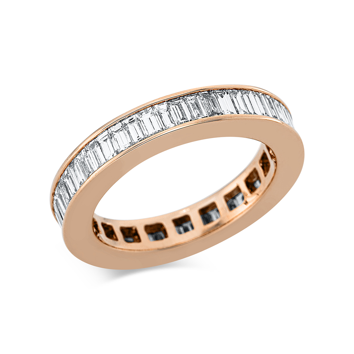 Infinity Memoire Ring  18kt Rotgold mit 2,00ct Diamanten