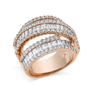 Ring  18kt Gelbgold mit 4,24ct Diamanten