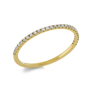 Infinity Memoire Ring  18kt Gelbgold mit 0,13ct Diamanten