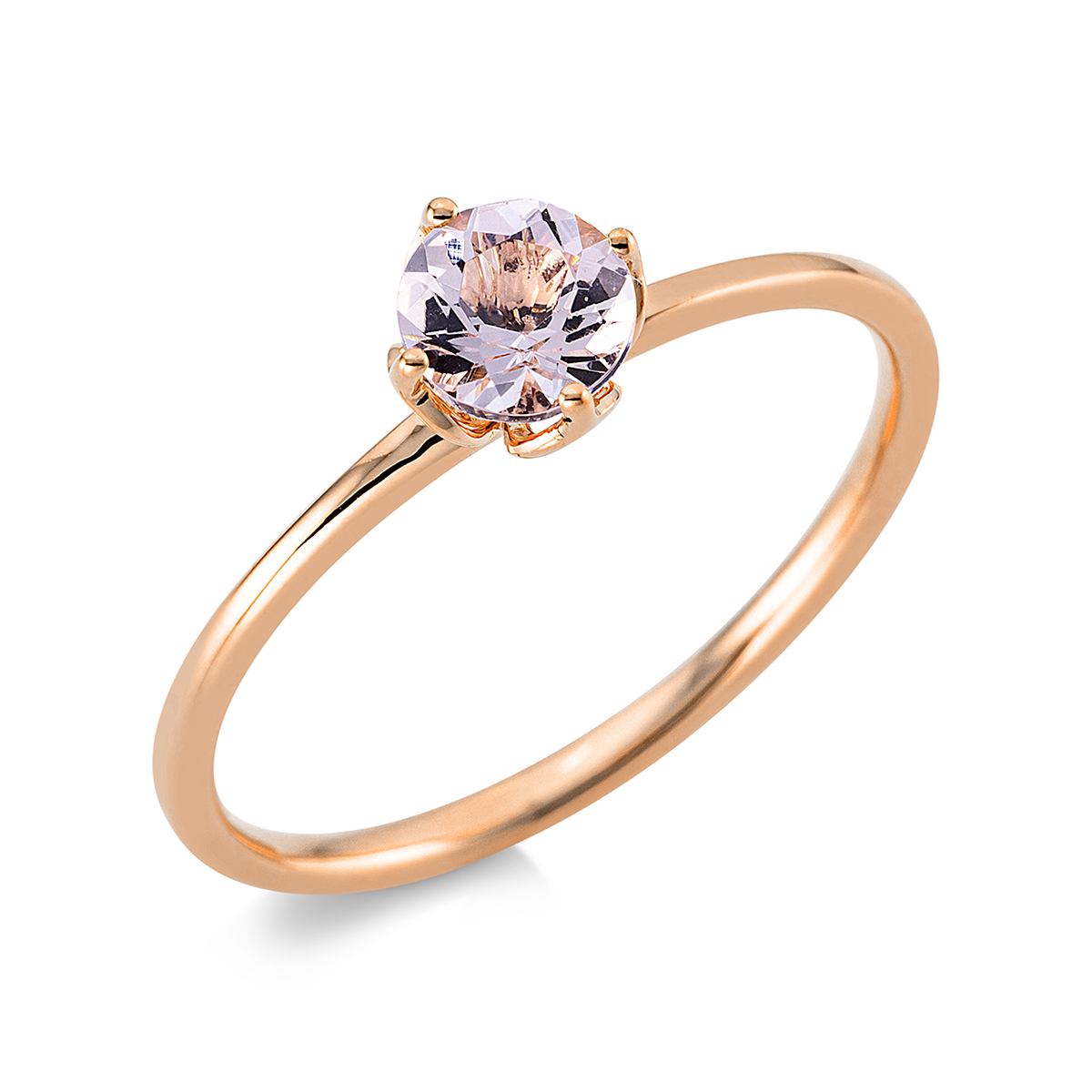 Fashion Farbstein Ring   18kt Rotgold 