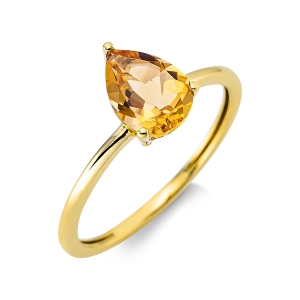 Fashion Farbstein Ring   18kt Gelbgold 