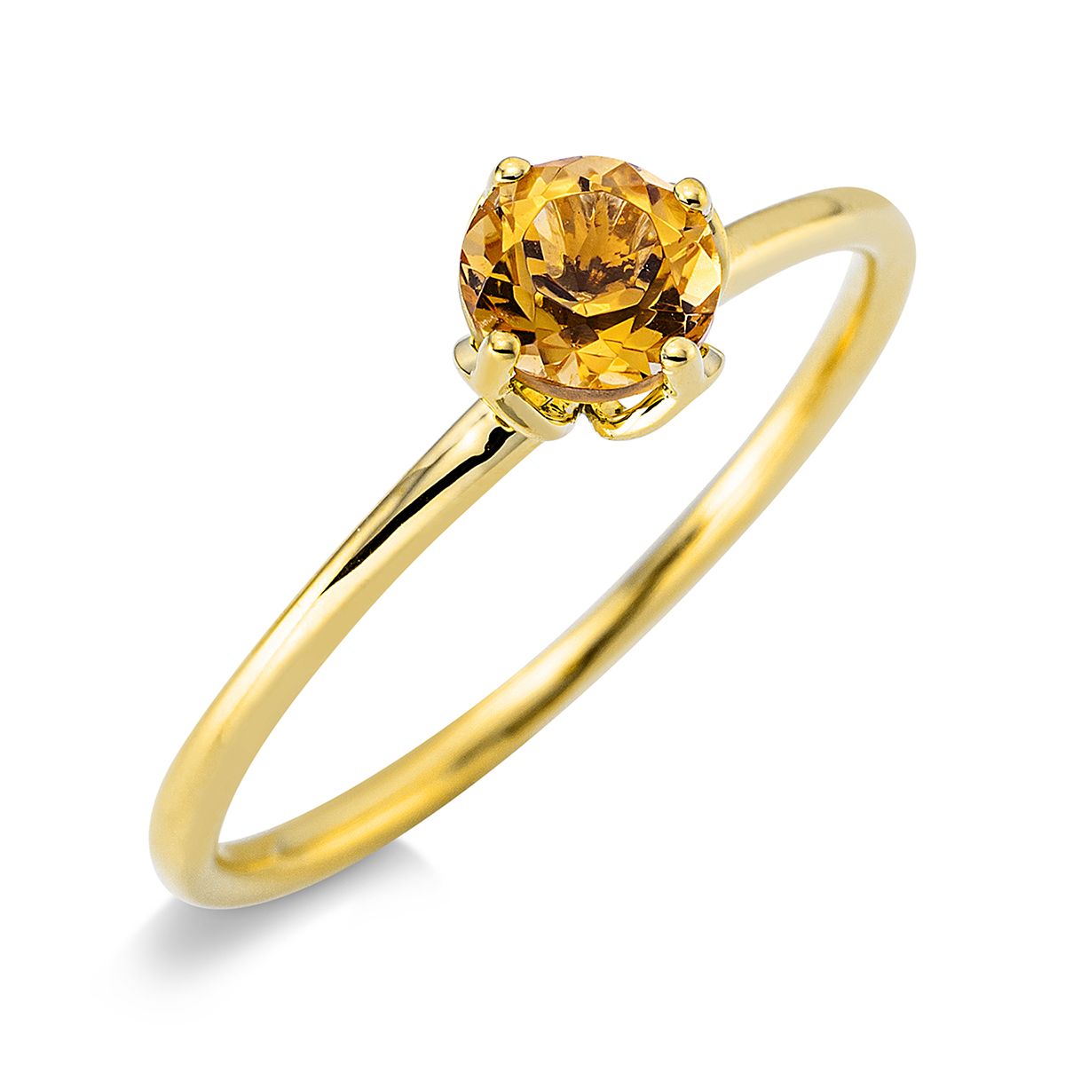 Fashion Farbstein Ring   18kt Gelbgold 