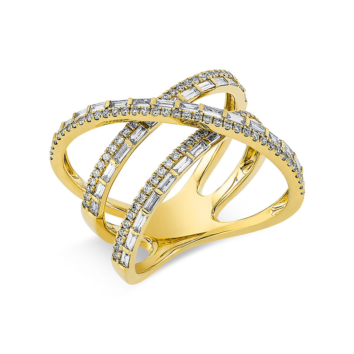 Ring  18kt Gelbgold mit 0,89ct Diamanten