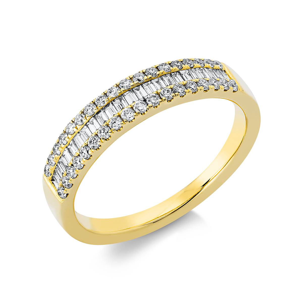 Ring  18kt Gelbgold mit 0,42ct Diamanten