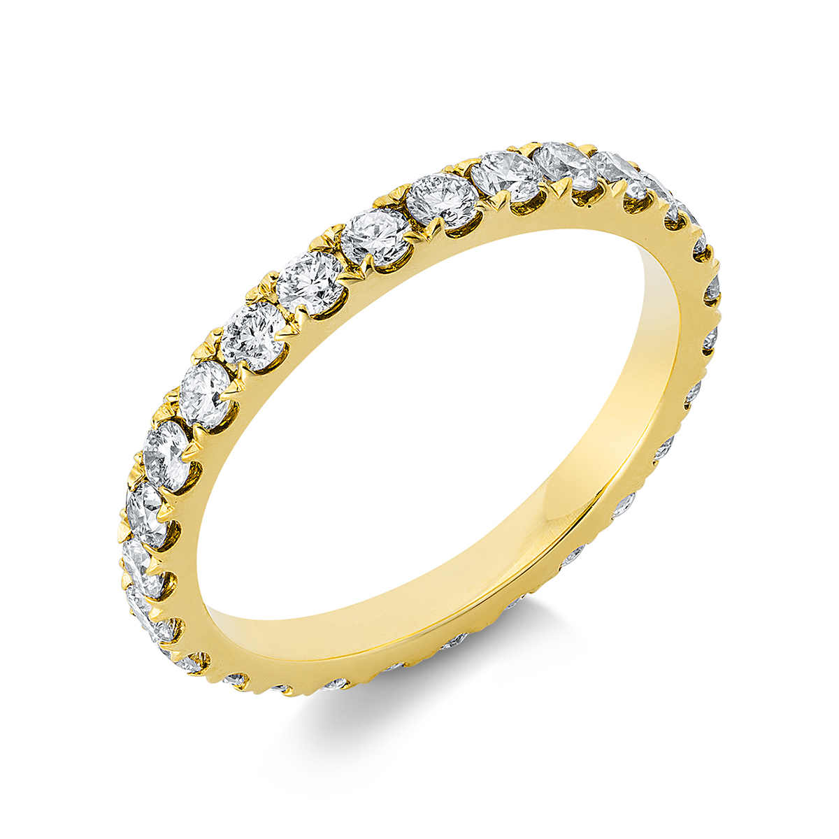 Infinity Memoire Ring  18kt Gelbgold mit 1,23ct Diamanten