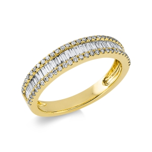 Ring  18kt Gelbgold mit 0,64ct Diamanten