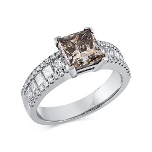 Ring 4er-Krappe 18kt Weißgold mit 3,17ct Diamanten