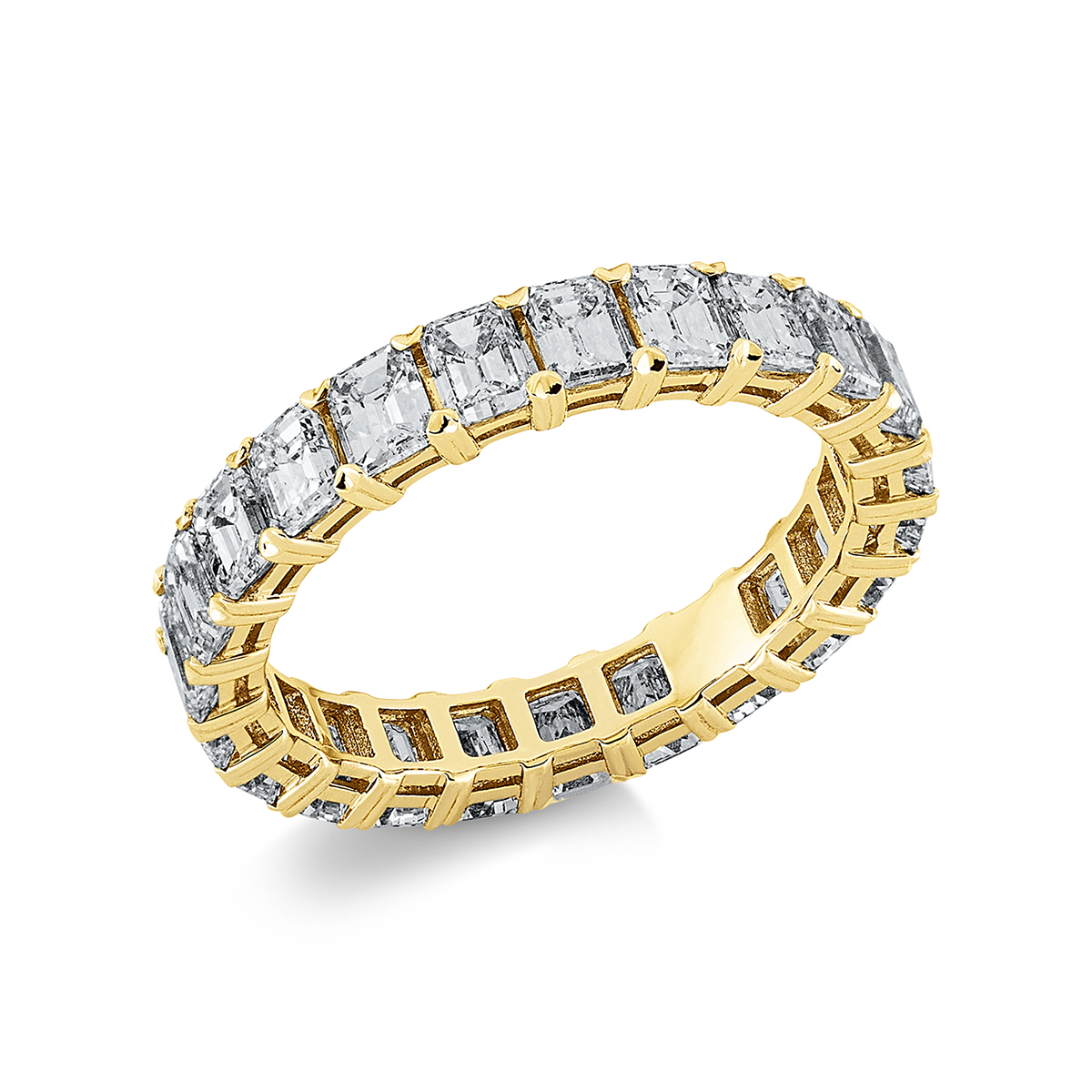 Infinity Memoire Ring  18kt Gelbgold mit 3,39ct Diamanten