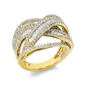 Ring  18kt Gelbgold mit 2,56ct Diamanten