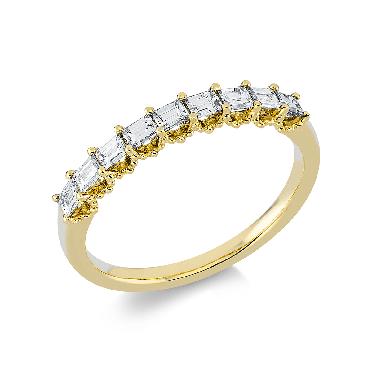 Ring  18kt Gelbgold mit 0,48ct Diamanten