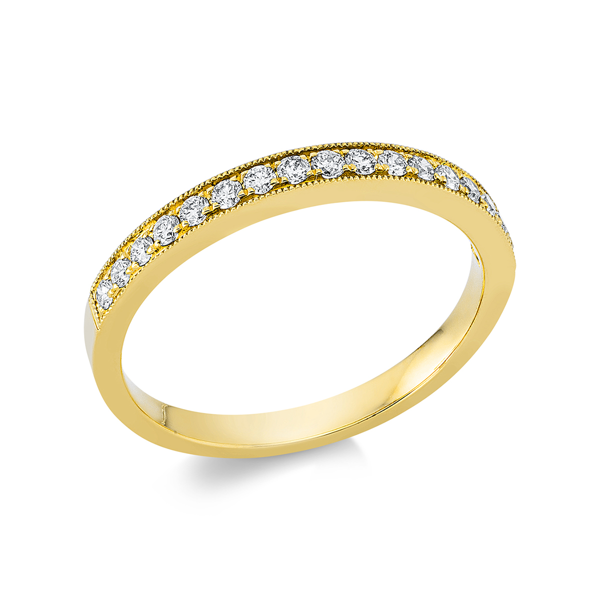 Ring  18kt Gelbgold mit 0,23ct Diamanten