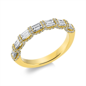 Ring  18kt Gelbgold mit 1,26ct Diamanten