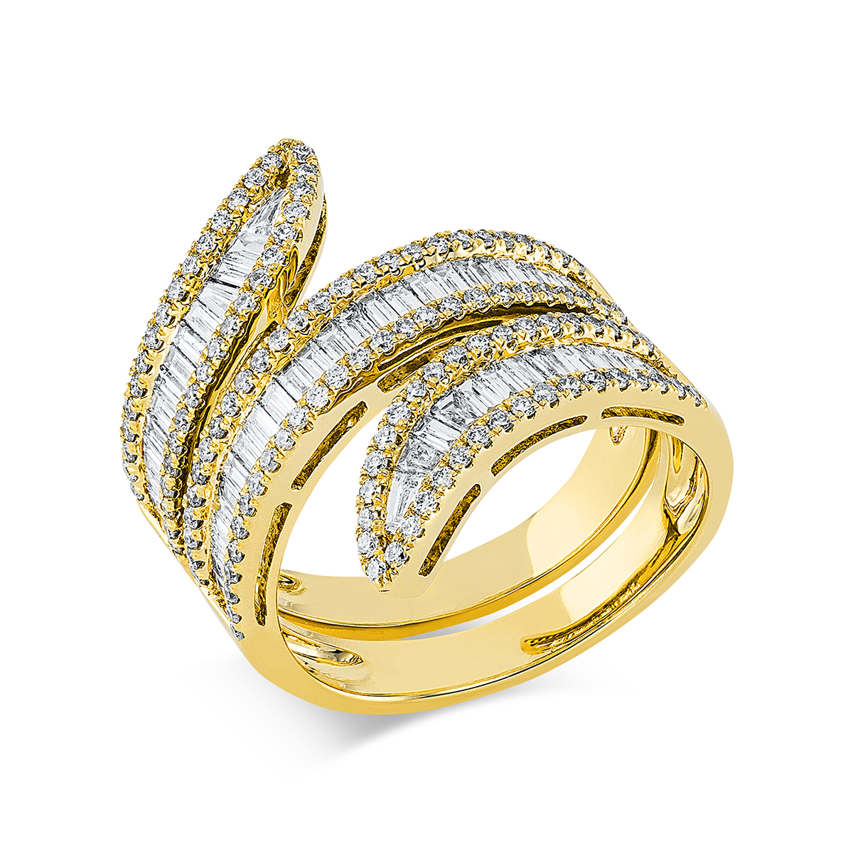 Ring  18kt Gelbgold mit 1,46ct Diamanten