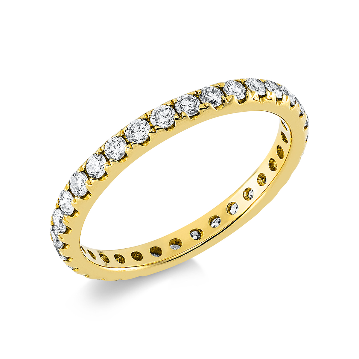 Infinity Memoire Ring  18kt Gelbgold mit 0,72ct Diamanten