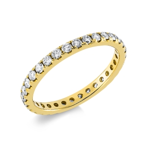 Infinity Memoire Ring  18kt Gelbgold mit 0,72ct Diamanten