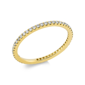 Infinity Memoire Ring  18kt Gelbgold mit 0,31ct Diamanten