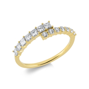 Ring  18kt Gelbgold mit 0,59ct Diamanten