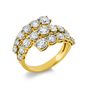 Ring  18kt Gelbgold mit 3,27ct Diamanten