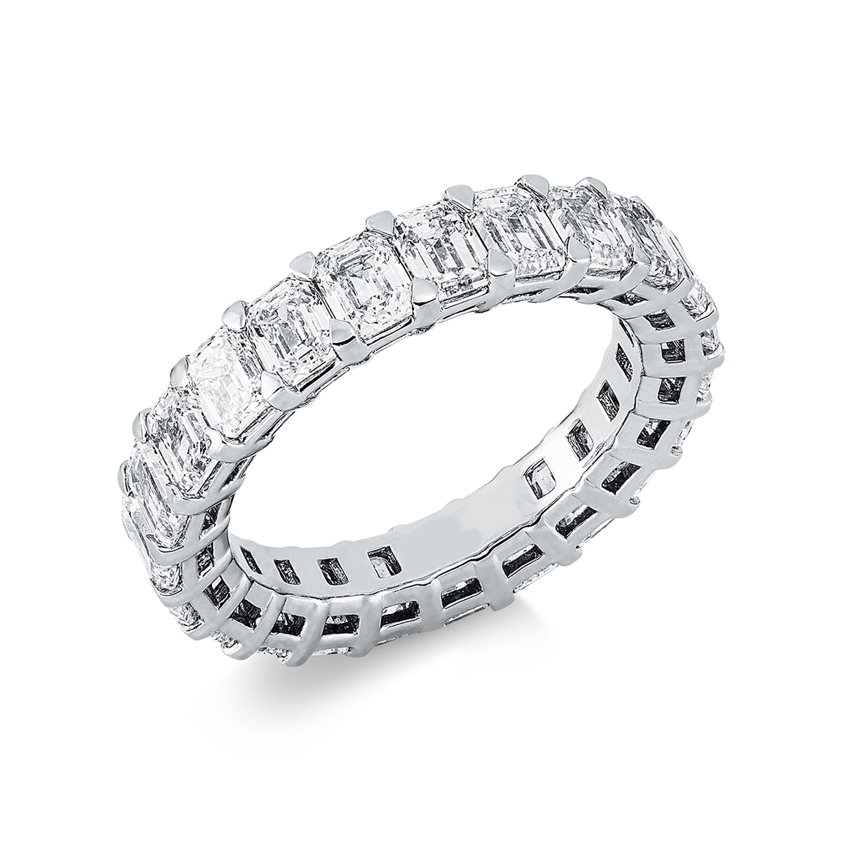 Ring  950PL Platin mit 5,61ct Diamanten