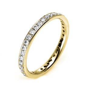 Infinity Memoire Ring  18kt Gelbgold mit 0,53ct Diamanten