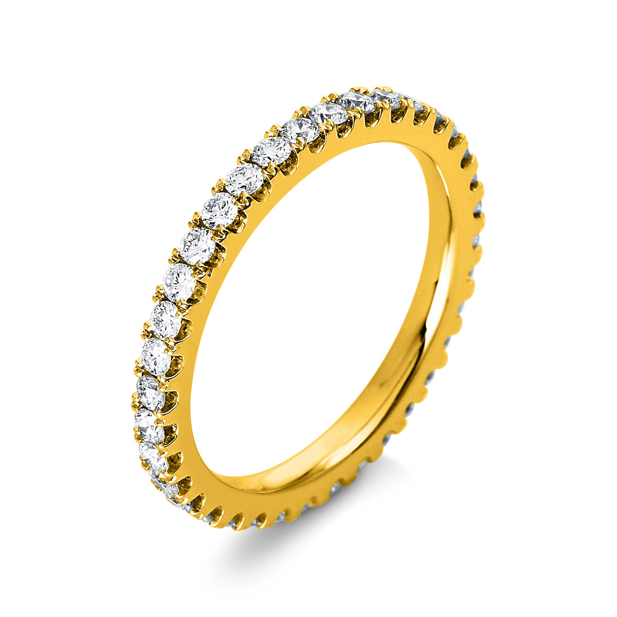 Infinity Memoire Ring  14kt Gelbgold mit 0,76ct Diamanten