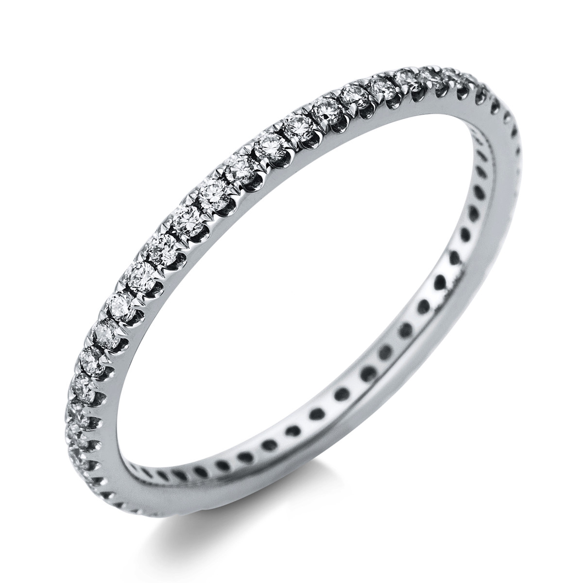 Infinity Memoire Ring  18kt Weißgold mit 0,32ct Diamanten