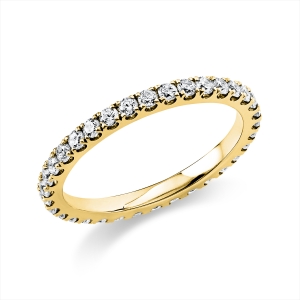 Infinity Memoire Ring  14kt Gelbgold mit 0,68ct Diamanten