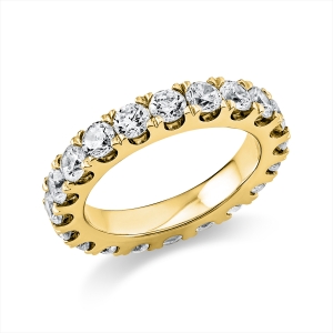 Infinity Memoire Ring  14kt Gelbgold mit 2,76ct Diamanten