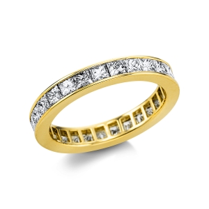 Infinity Memoire Ring  18kt Gelbgold mit 2,12ct Diamanten