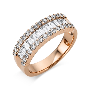 Ring  18kt Gelbgold mit 1,10ct Diamanten