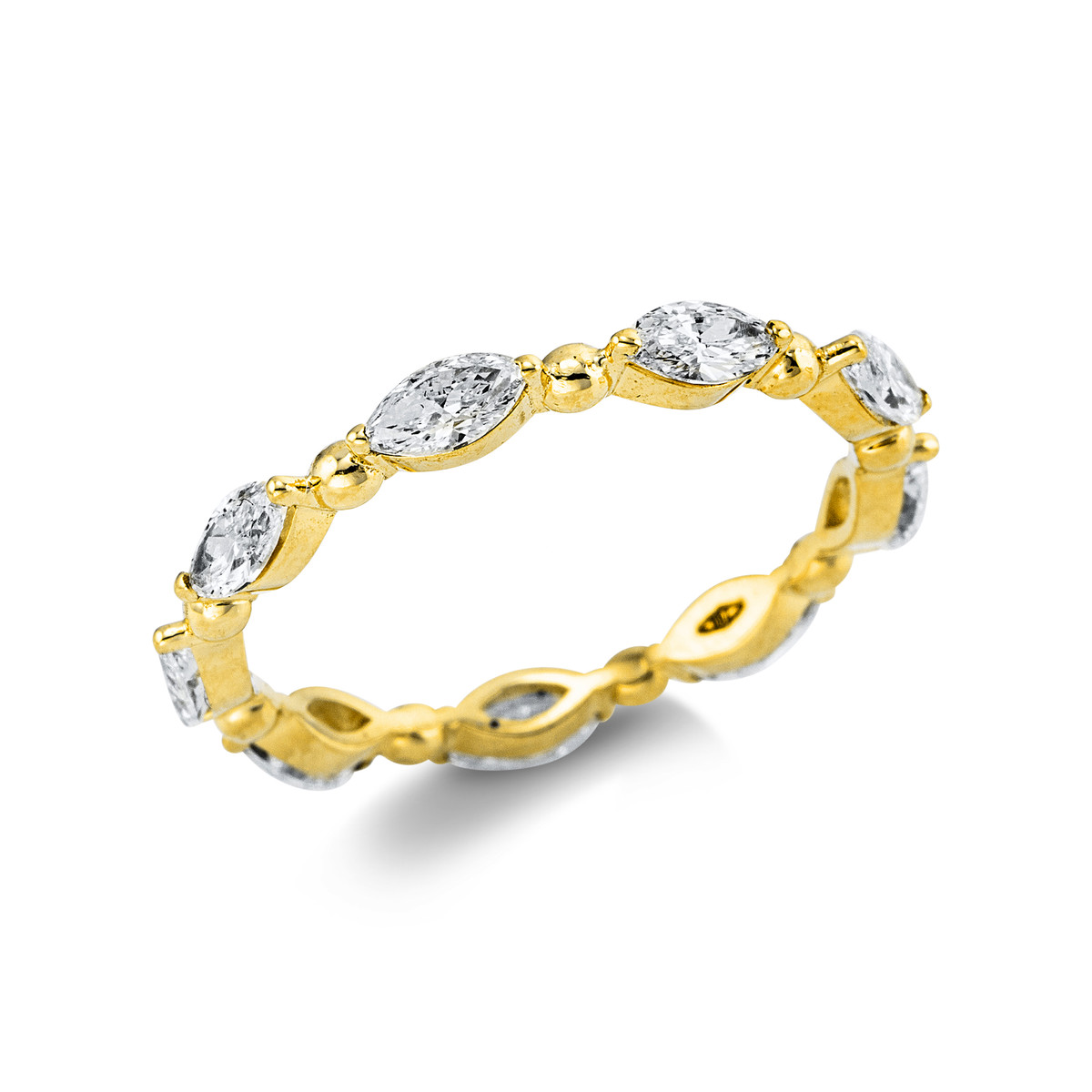 Ring  18kt Gelbgold mit 1,15ct Diamanten