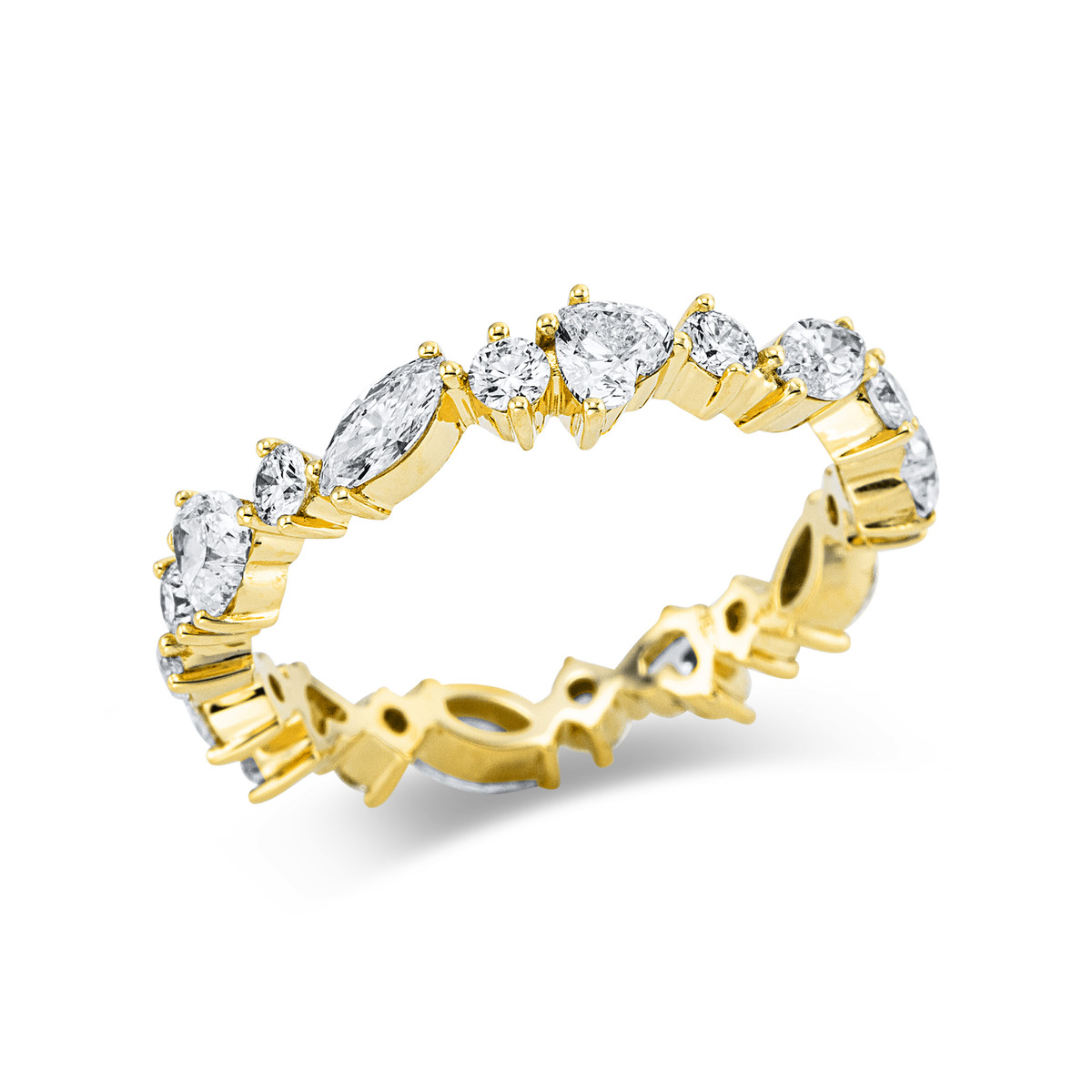 Ring  18kt Gelbgold mit 1,69ct Diamanten